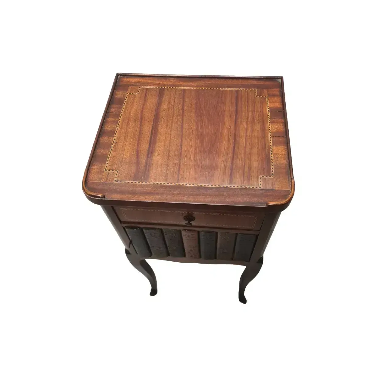 Antique French Louis XVI Style Bedside Table, From Around 1900 photo furniture