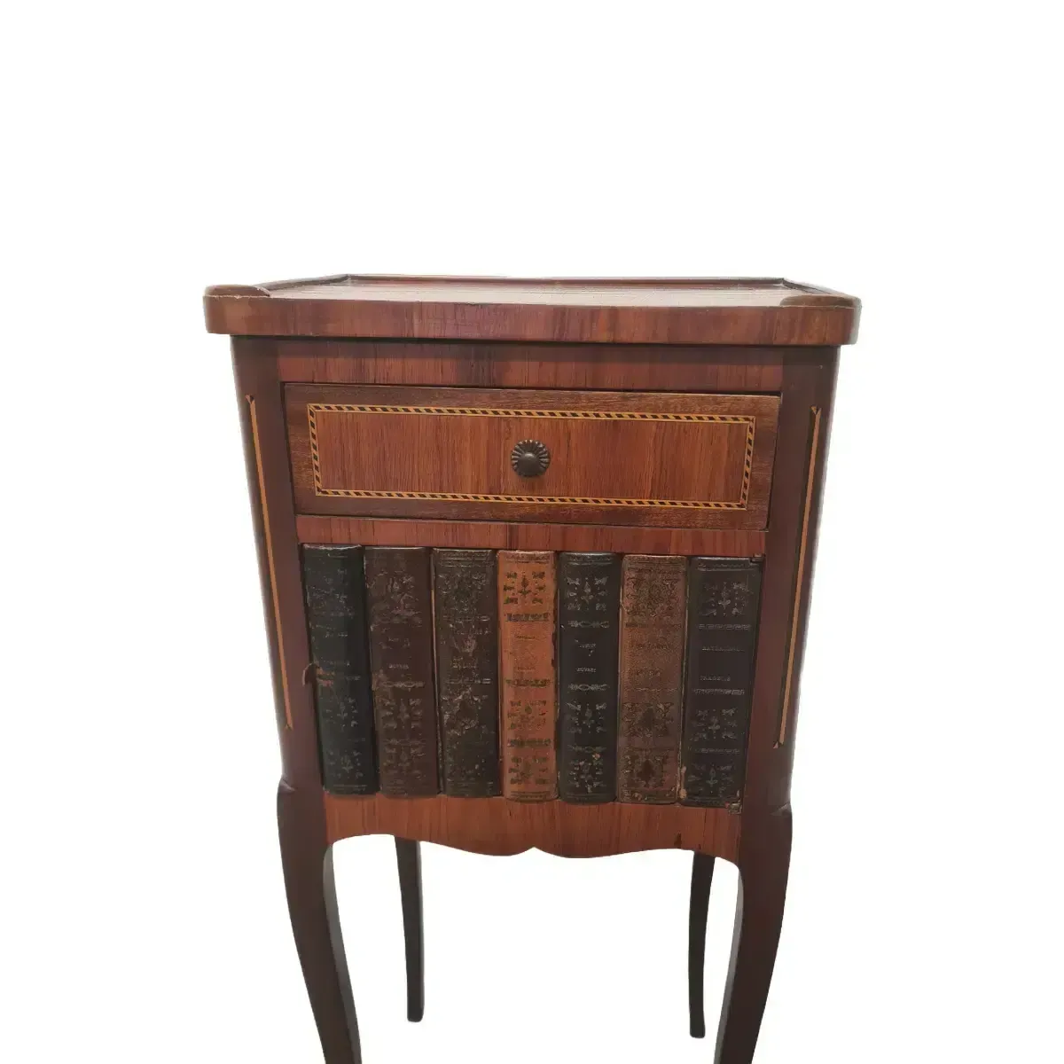Antique French Louis XVI Style Bedside Table, From Around 1900 photo vinterior