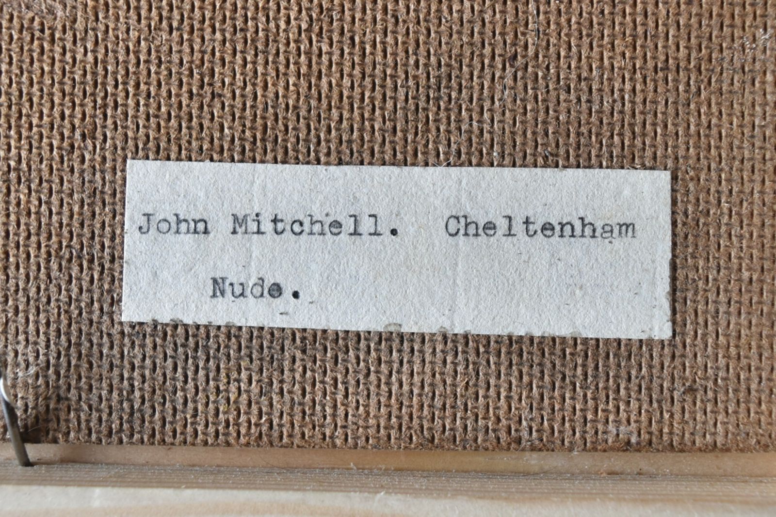 English Study Of A Nude. John Mitchell, Circa 1970 photo for sale