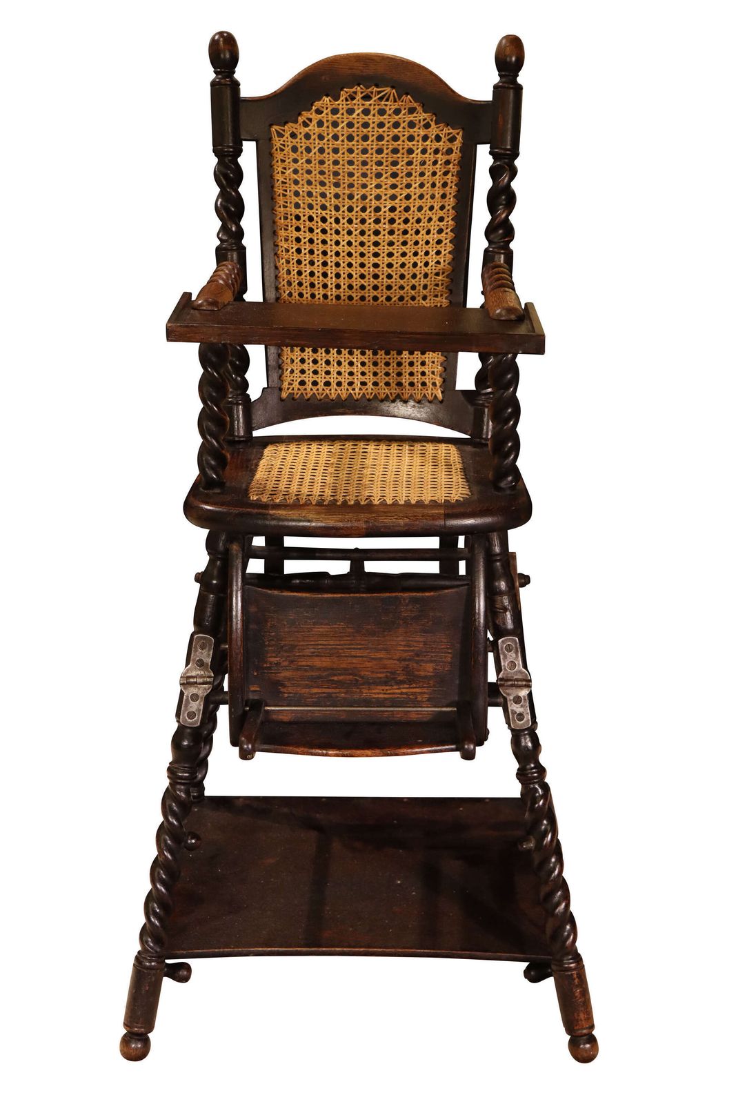 An English Oak Metamorphic Childs High Chair
