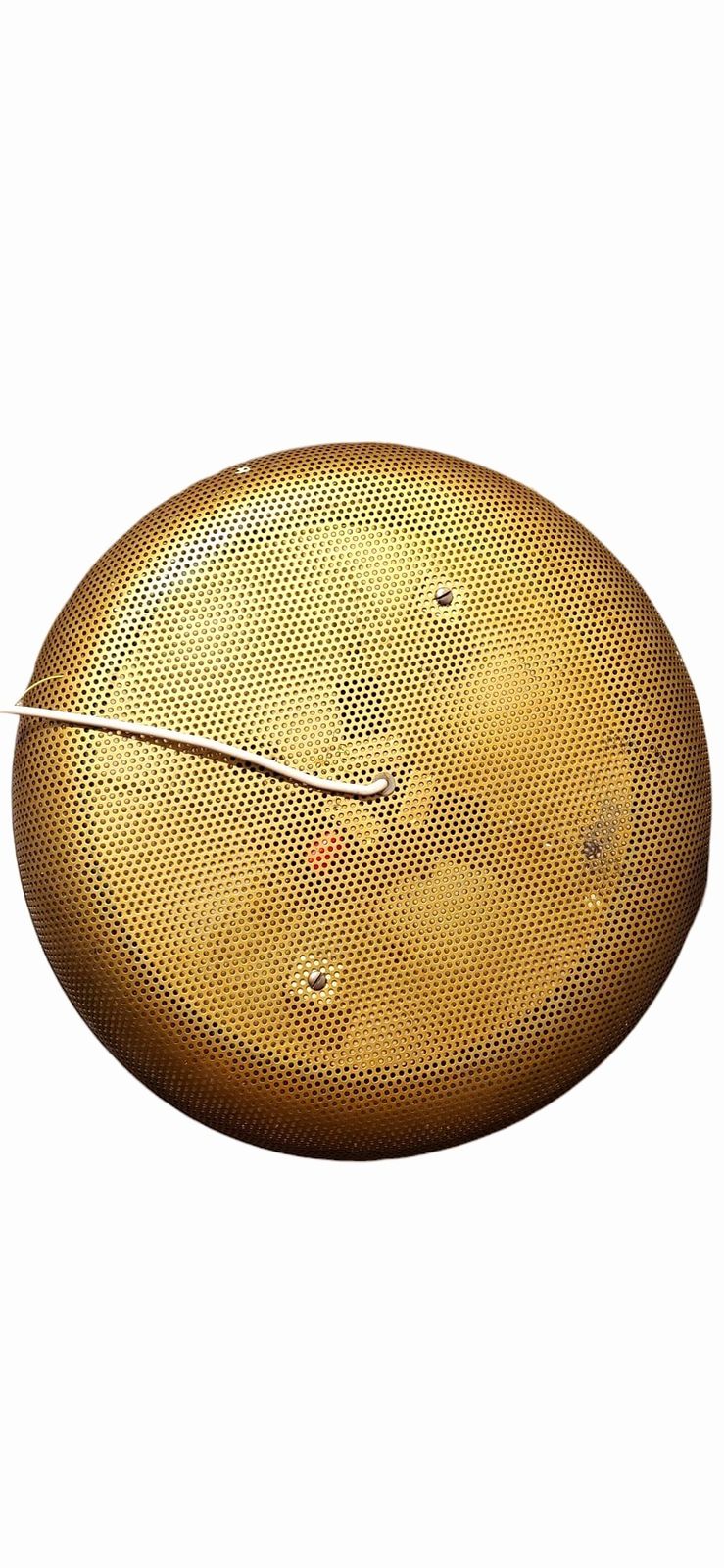 Mid Century Gold Perforated Backlit Mirror By Floris Fiedeldij, 1950s photo vinterior