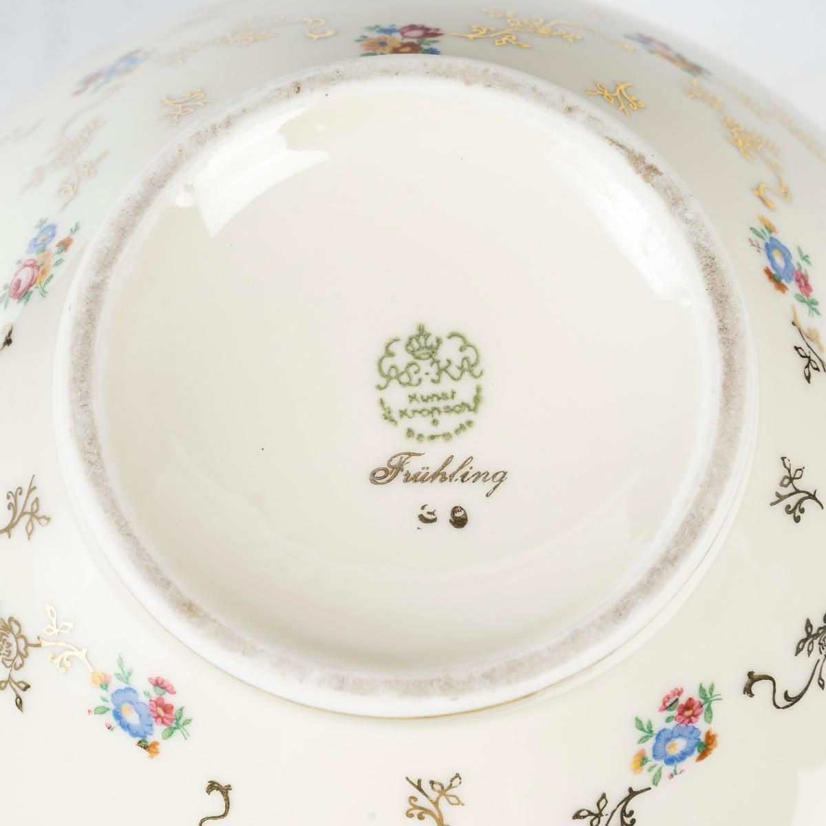 German Porcelain Boulle Vase, 20th Century. photo Home Decor