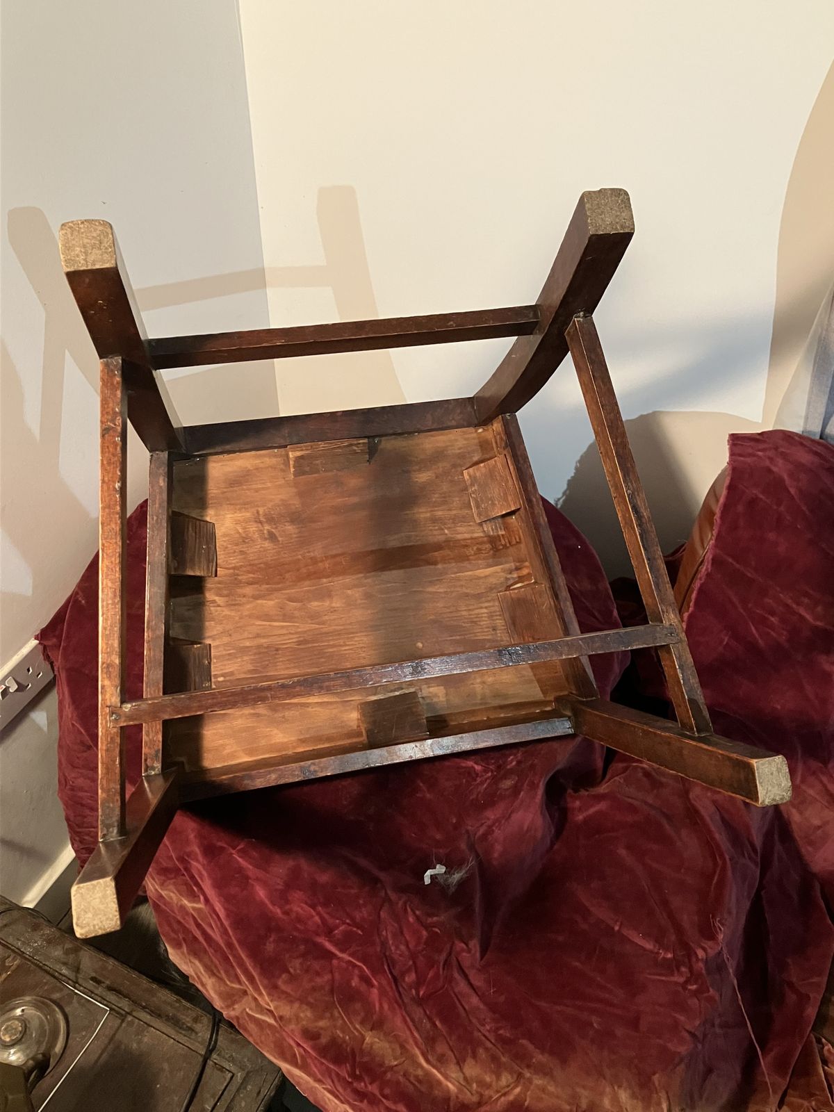 145.0 18th Century Oak And Elm English Antique Chair photo