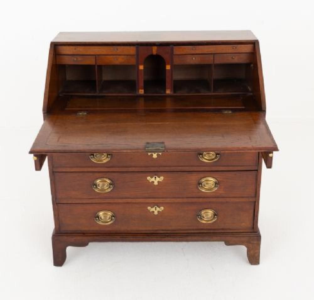 Georigian Bureau Desk Elm Period Antique photo 1450.0