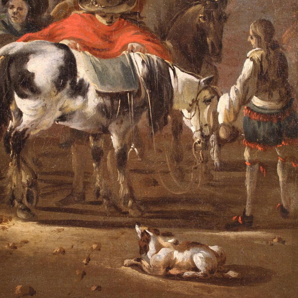 photo furniture Flemish Painting From The 17th Century, Hunting Scene