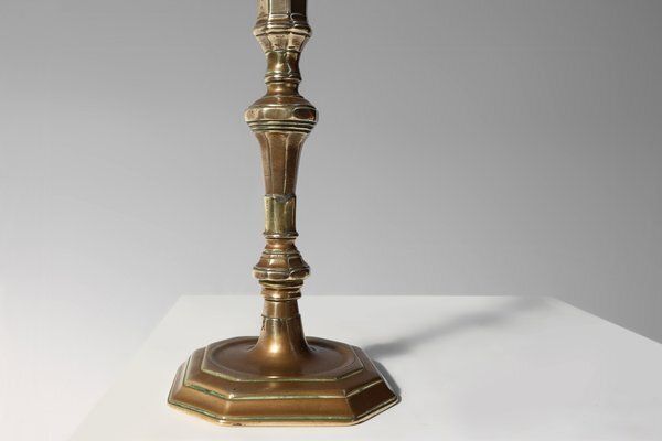 Antique French Copper Candleholders, 1800, Set Of 2 photo buy
