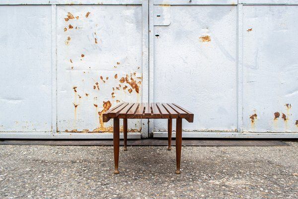 Italian Wooden Bench, 1950s photo Furniture