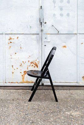 Tric Folding Chairs By Achille And Pier Giacomo Castiglioni For Bonacina, 1970s, Set Of 6 photo for sale