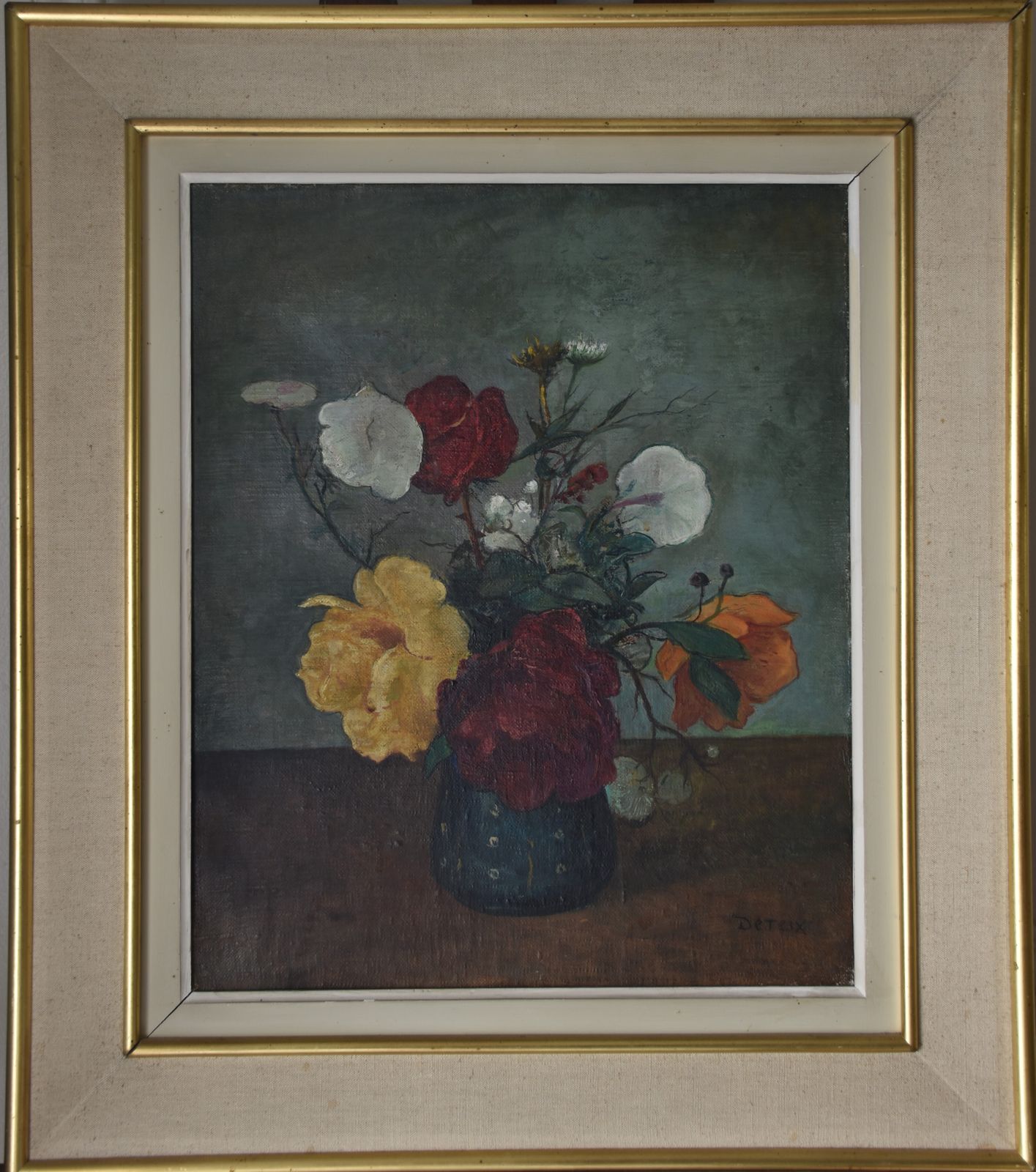 Adolphe Deteix, Flowers In A Vase (Circa 1930) photo vinterior