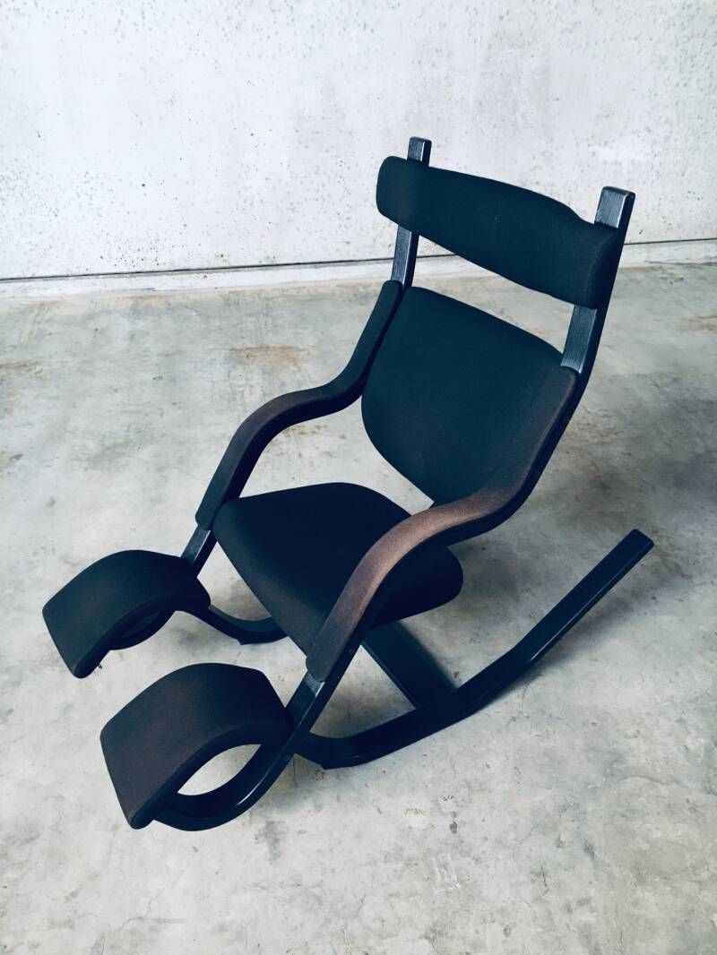 Scandinavian Design 'Zero Gravity' Rocking Chair By Peter Opsvik For Stokke Varier, Denmark 1991 photo Furniture