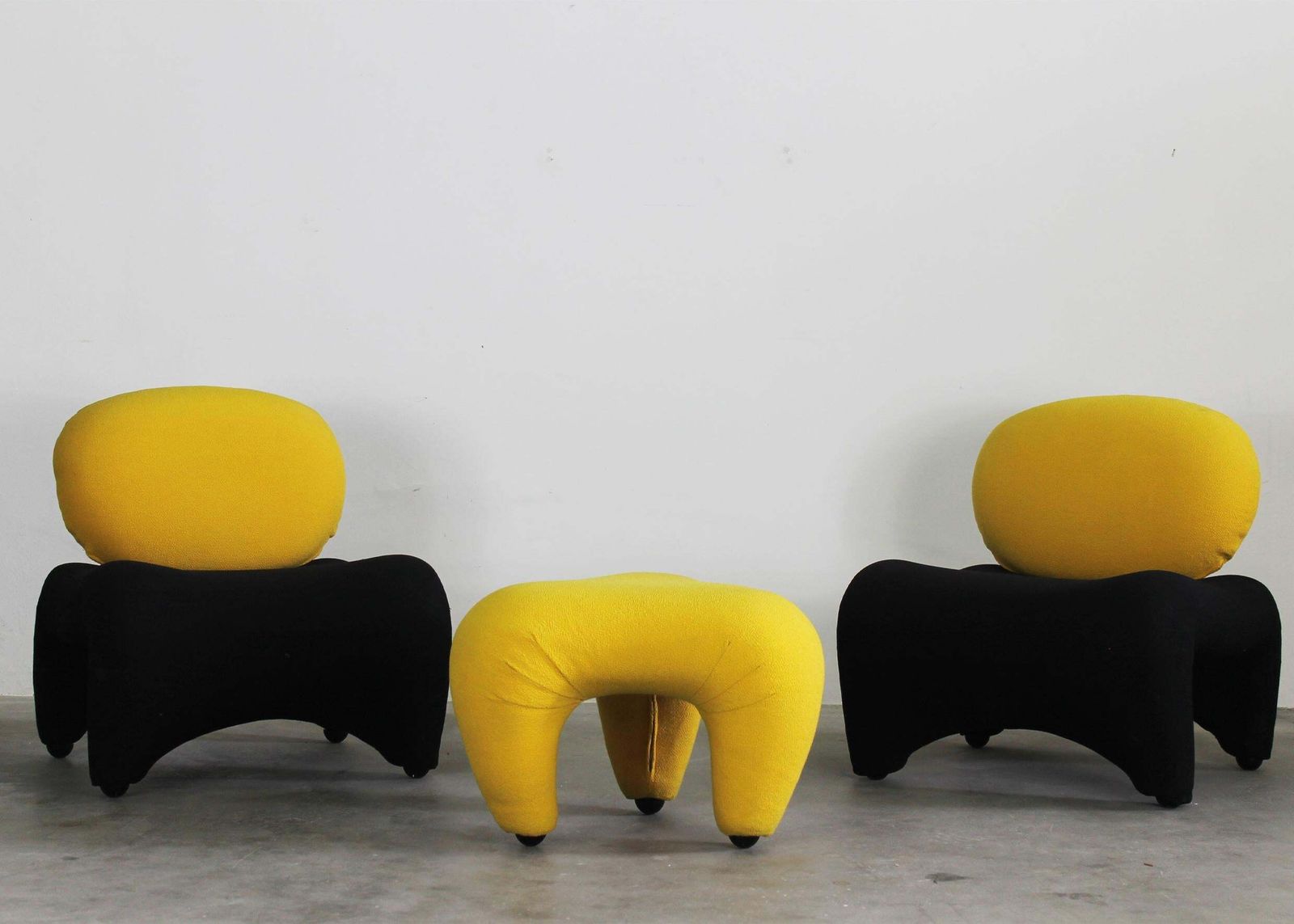 Anna & Carlo Bartoli Living Room Set By Rossi Di Albizzate 1980s photo for sale
