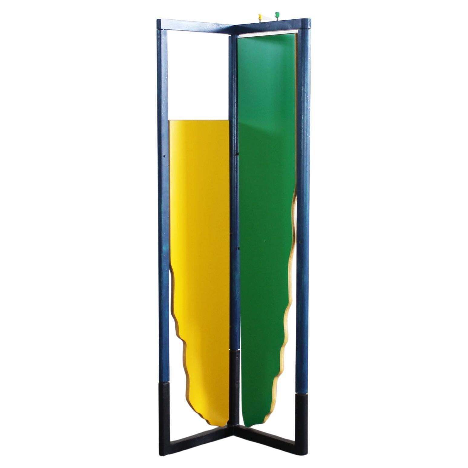 Gaetano Pesce Luigi (O Mi Amate Voi?) 902 Shelf In Lacquered Wood By Bernini 80s