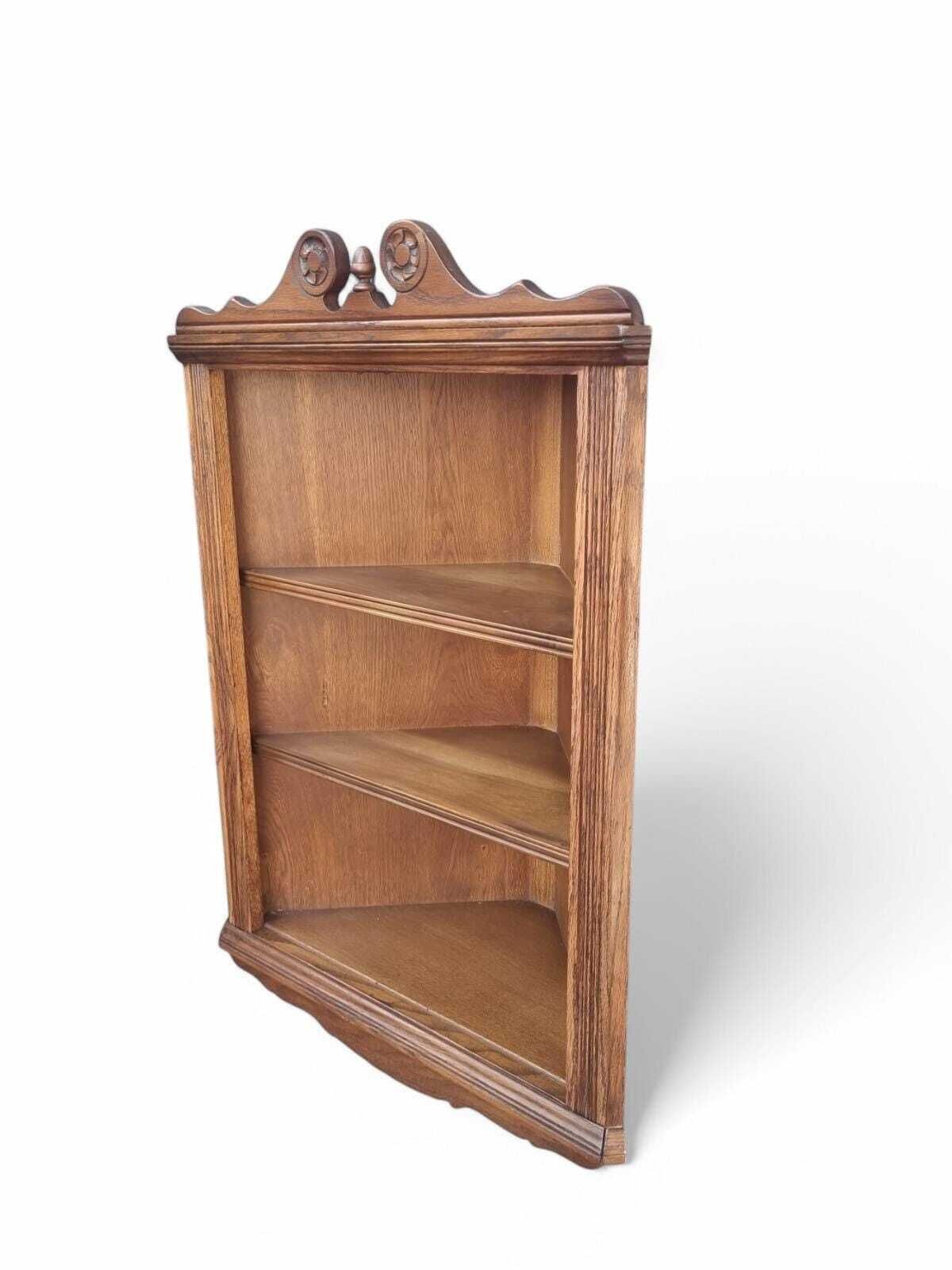 Vintage Old Charm Wood Bros Open Hanging Corner Cabinet / Open Drink Cabinet / C1960 photo 250.0