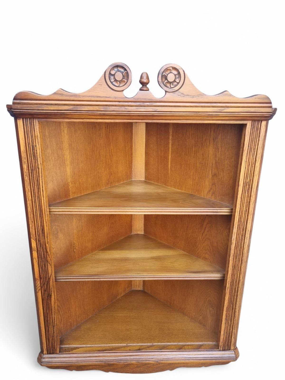 Vintage Old Charm Wood Bros Open Hanging Corner Cabinet / Open Drink Cabinet / C1960 photo vintage