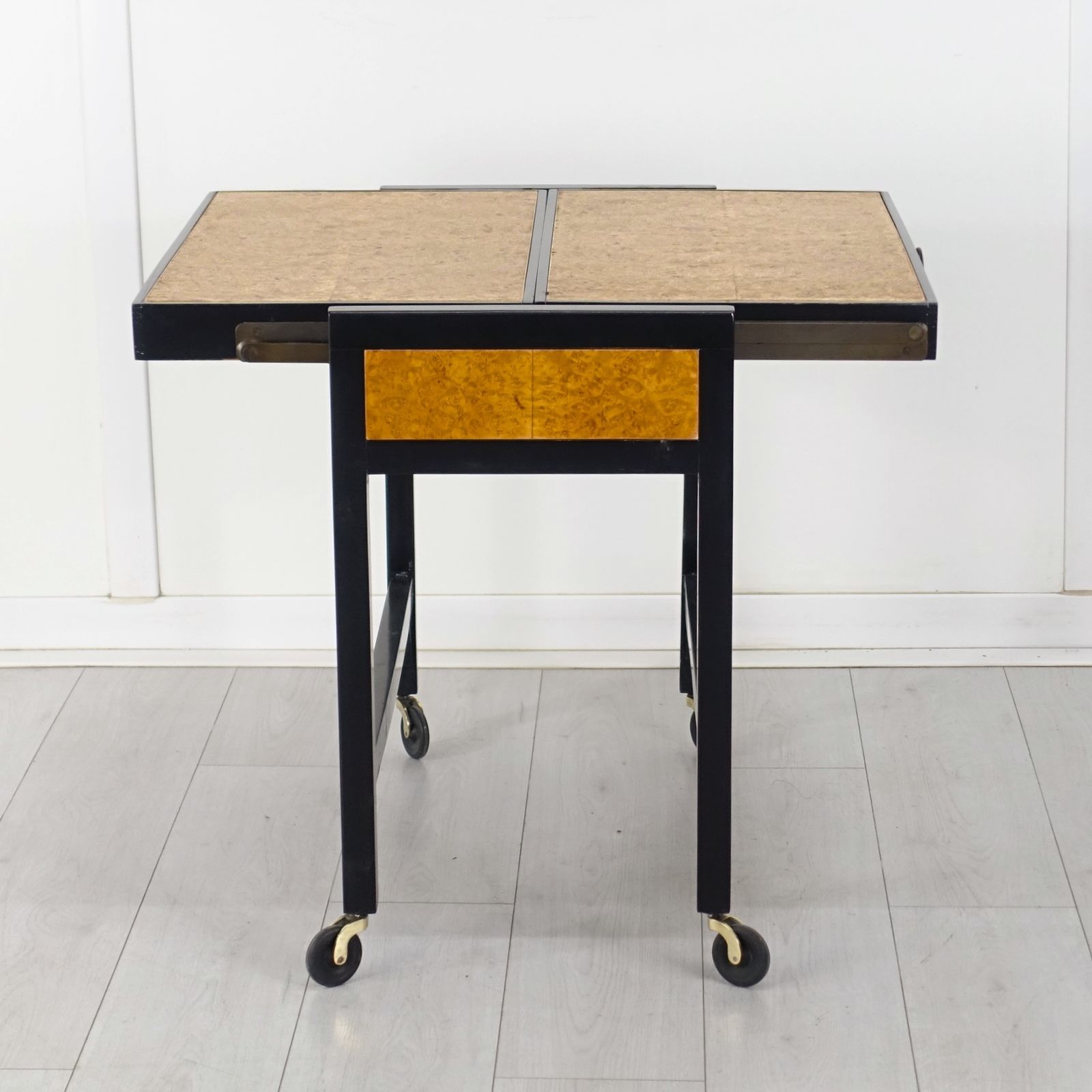 photo buy Art Deco Metaphoric Burr Maple Trolley 1930’s.