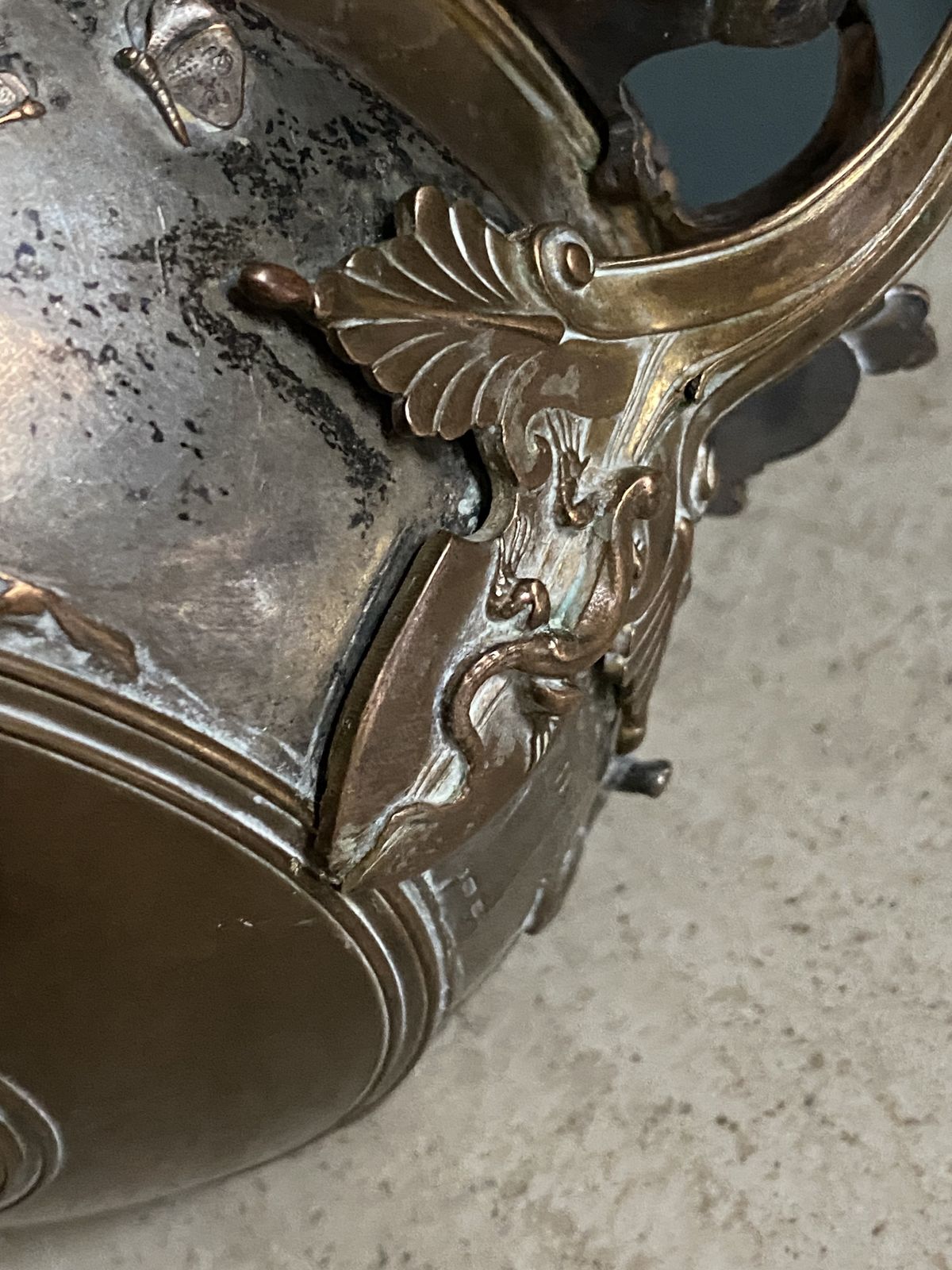 photo for sale A French 19th Century Bronze Tazza By Ferdinand Barbedienne