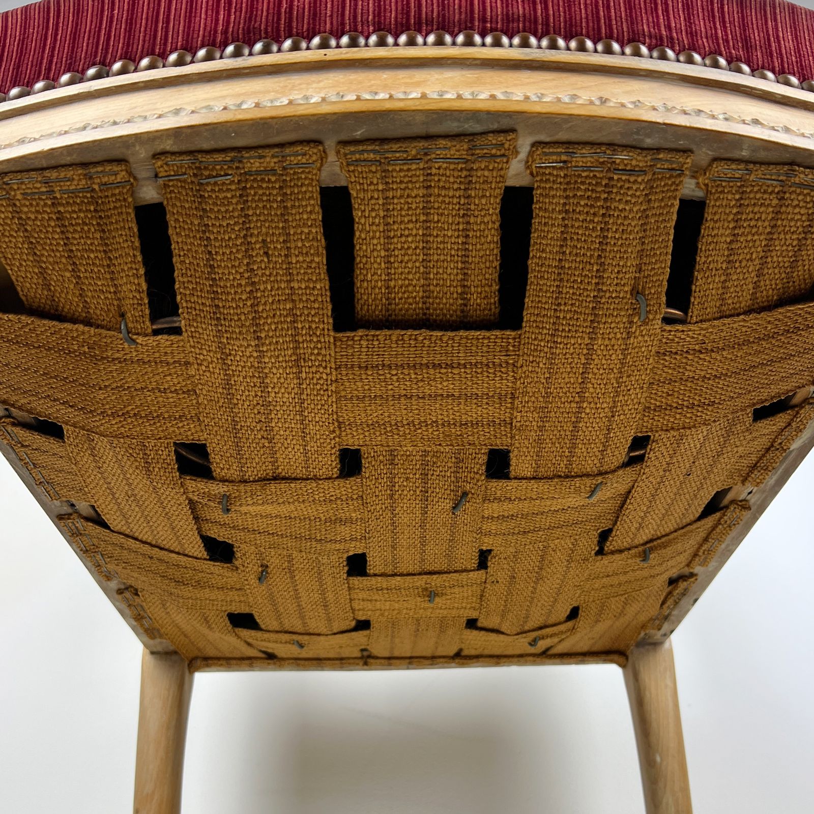 19th Century Swedish Gustavian Carved Wood Accent Chair With Velvet Seat photo vinterior