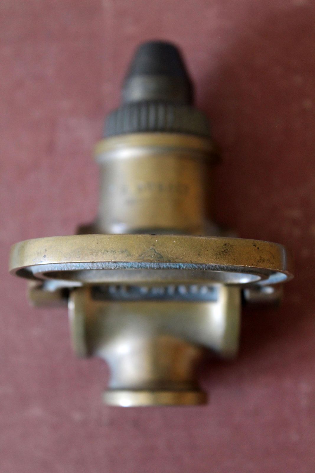 Antique French Bronze Fire Hose Nozzle, A. Dubois, Fireman, Fire Fighter, Industrial, Fire Truck Part Sapeurs Pompiers, Shutoff Mechanism photo 50.0