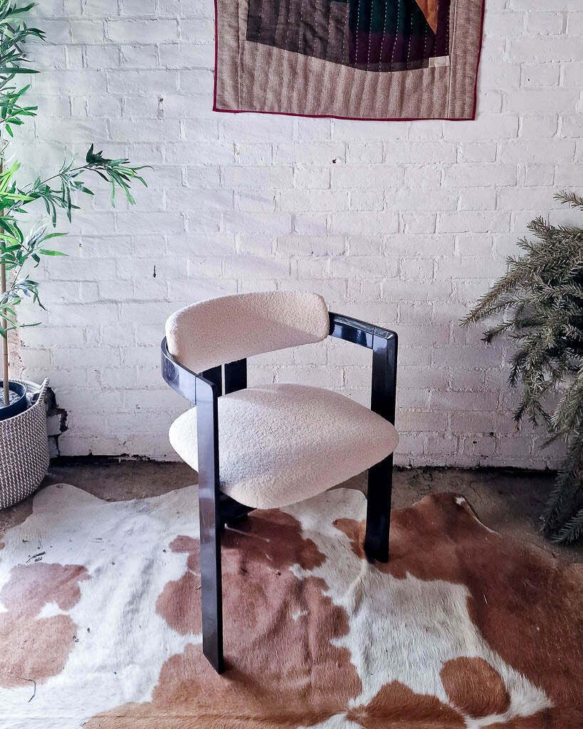 Mid Century Italian Pamplona 0414 Style Dining Chairs (Pair) photo 550.0