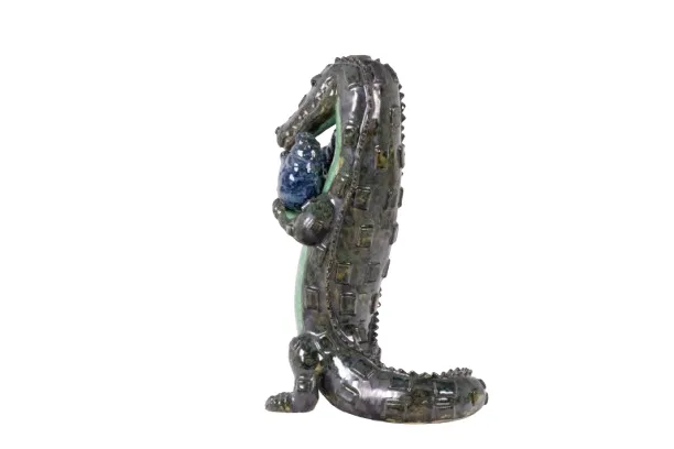 Valerie Courtet. Crocodile Carrying Hippos. Contemporary. photo furniture