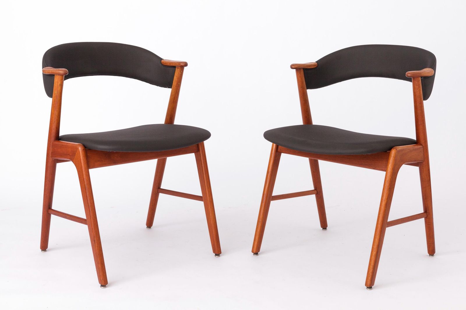 Set Of 6 Danish Teak Dining Chairs By Korup Stolefabrik – 1960s Mid Century Modern Design photo for sale