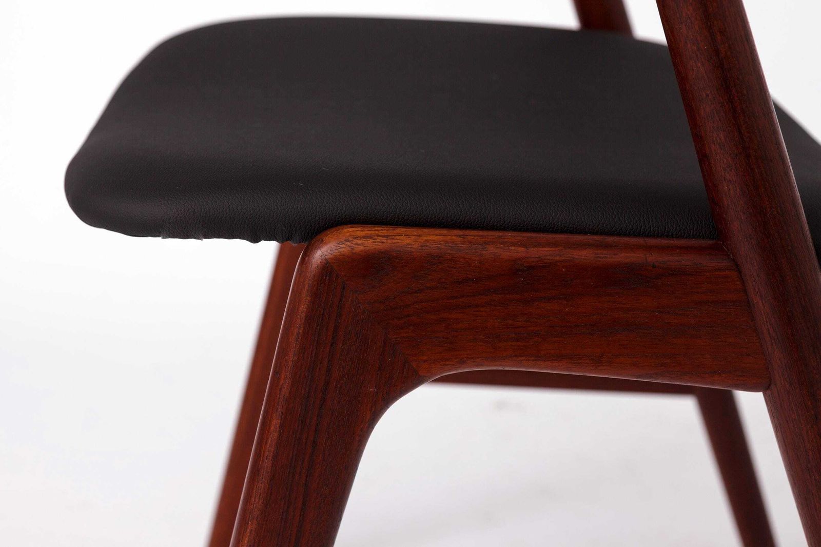 photo for sale Set Of 6 Danish Teak Dining Chairs By Korup Stolefabrik – 1960s Mid Century Modern Design