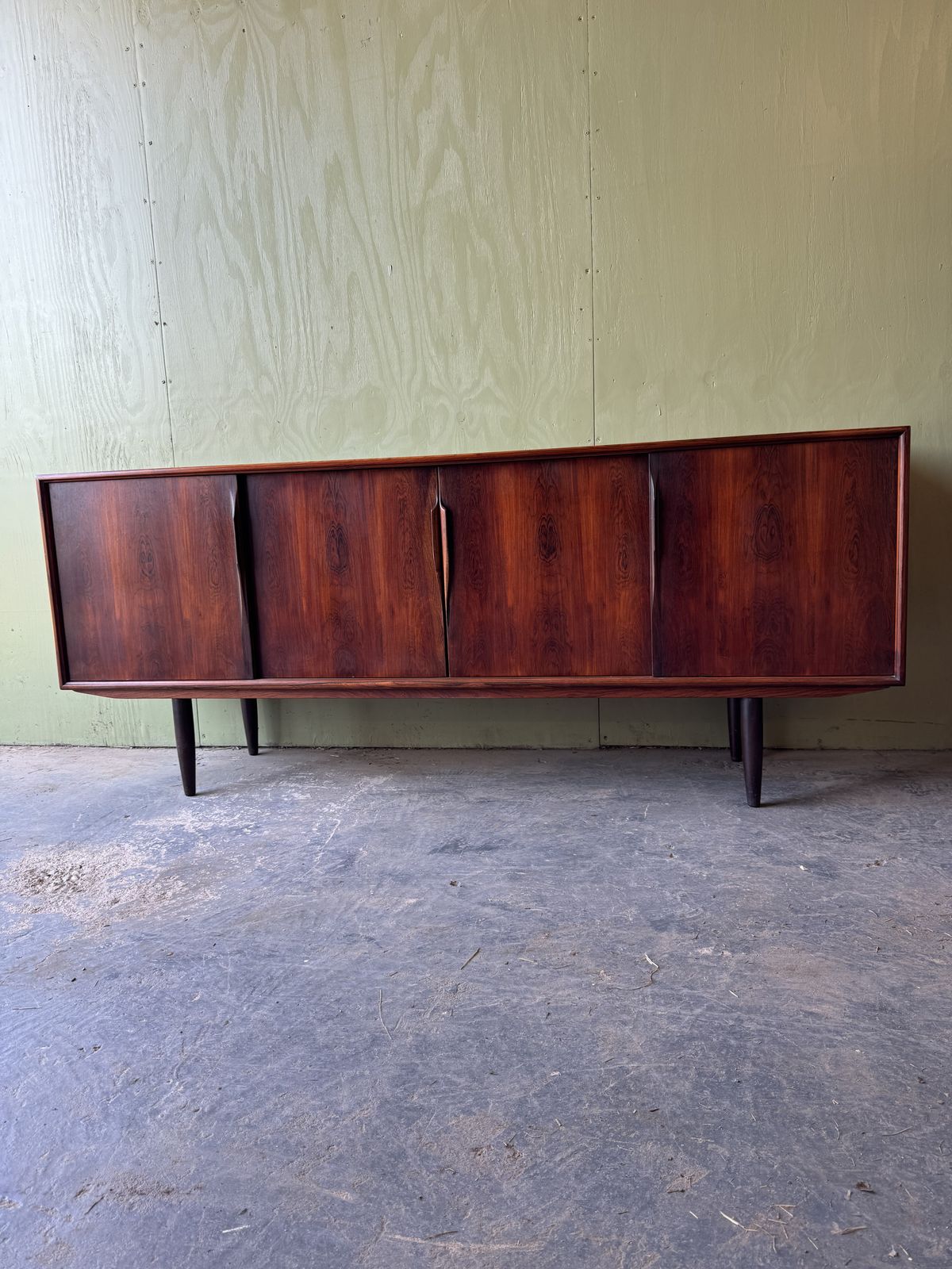 Mid Century Gunni Omann Rosewood Sideboard For Axel Christensen(aco)mobler