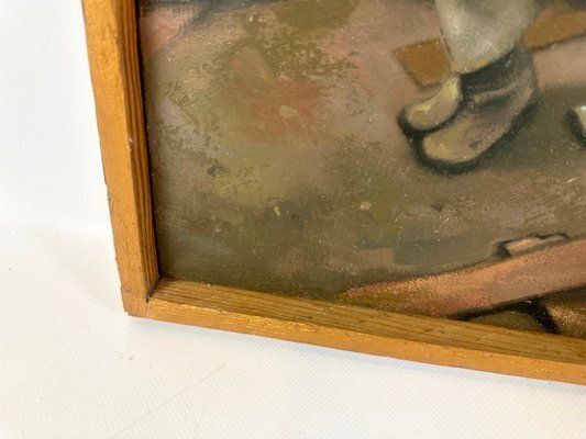 Piotr Synowerski, Church, Oil On Canvas, 1990s, Framed photo vinterior