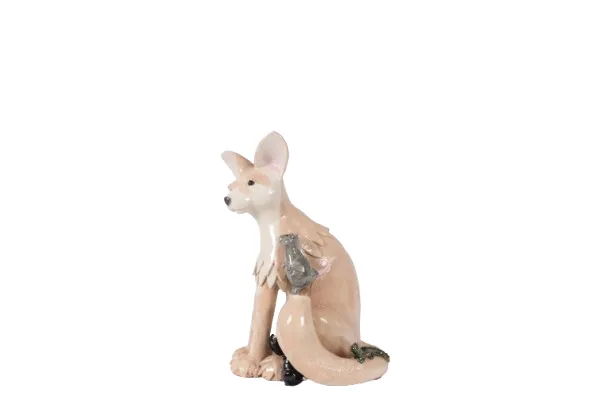 Valérie Courtet. Fennec In Enameled Stoneware. Contemporary Work. photo Art