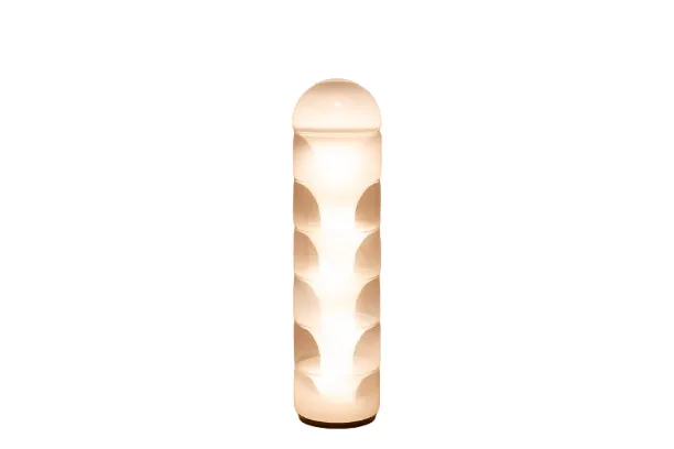 Carlo Nason. “Column” Floor Lamp In Opalescent Glass. 1970s/80s. photo 6900.0