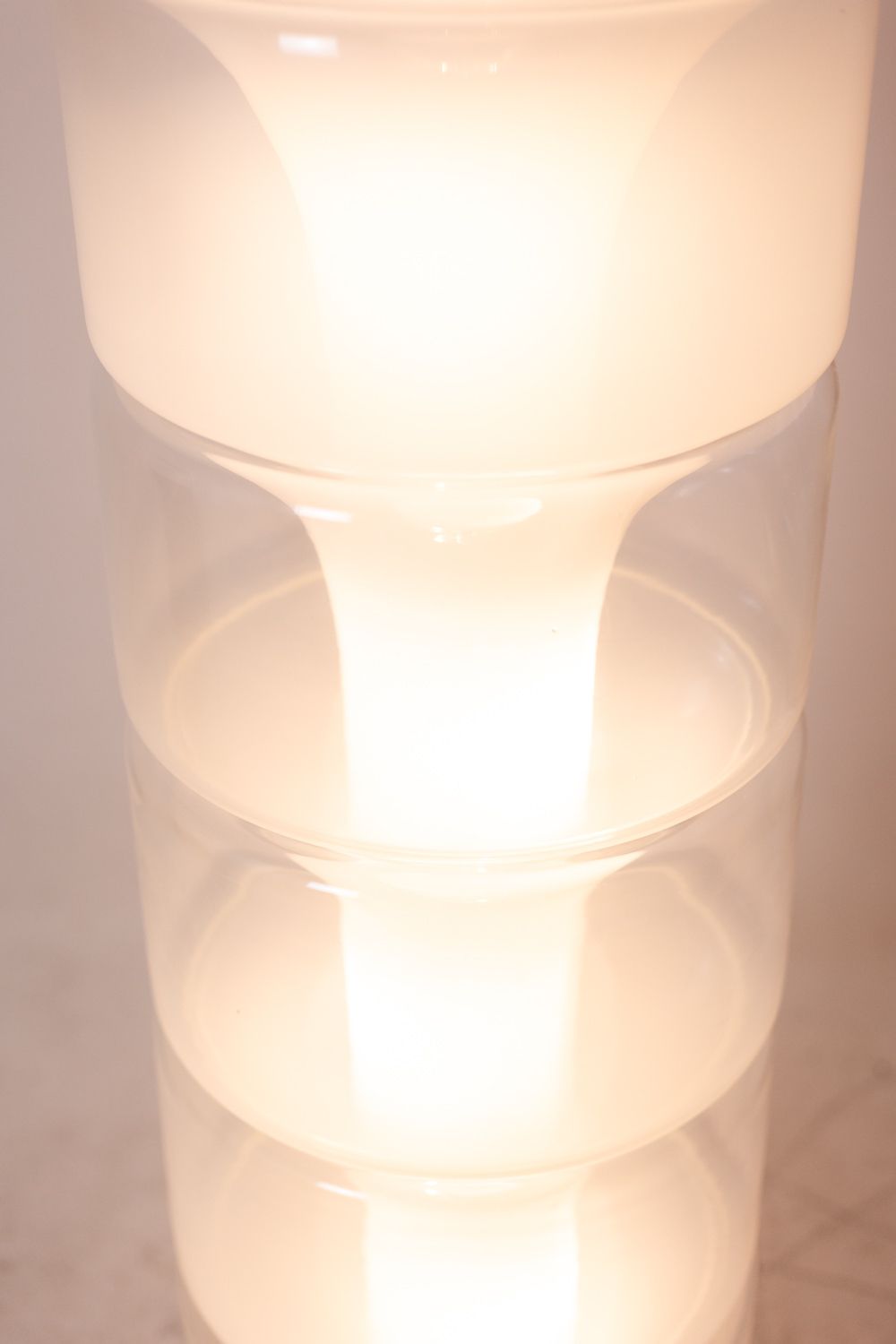 Carlo Nason. “Column” Floor Lamp In Opalescent Glass. 1970s/80s. photo buy