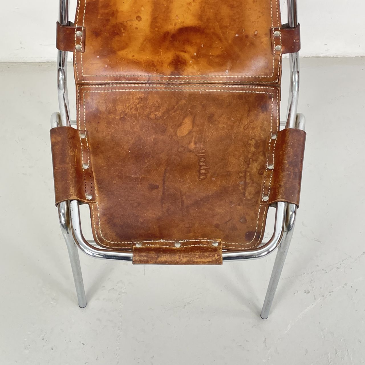 1970s Brown Leather Charlotte Perriand Les Arcs Chair photo Furniture
