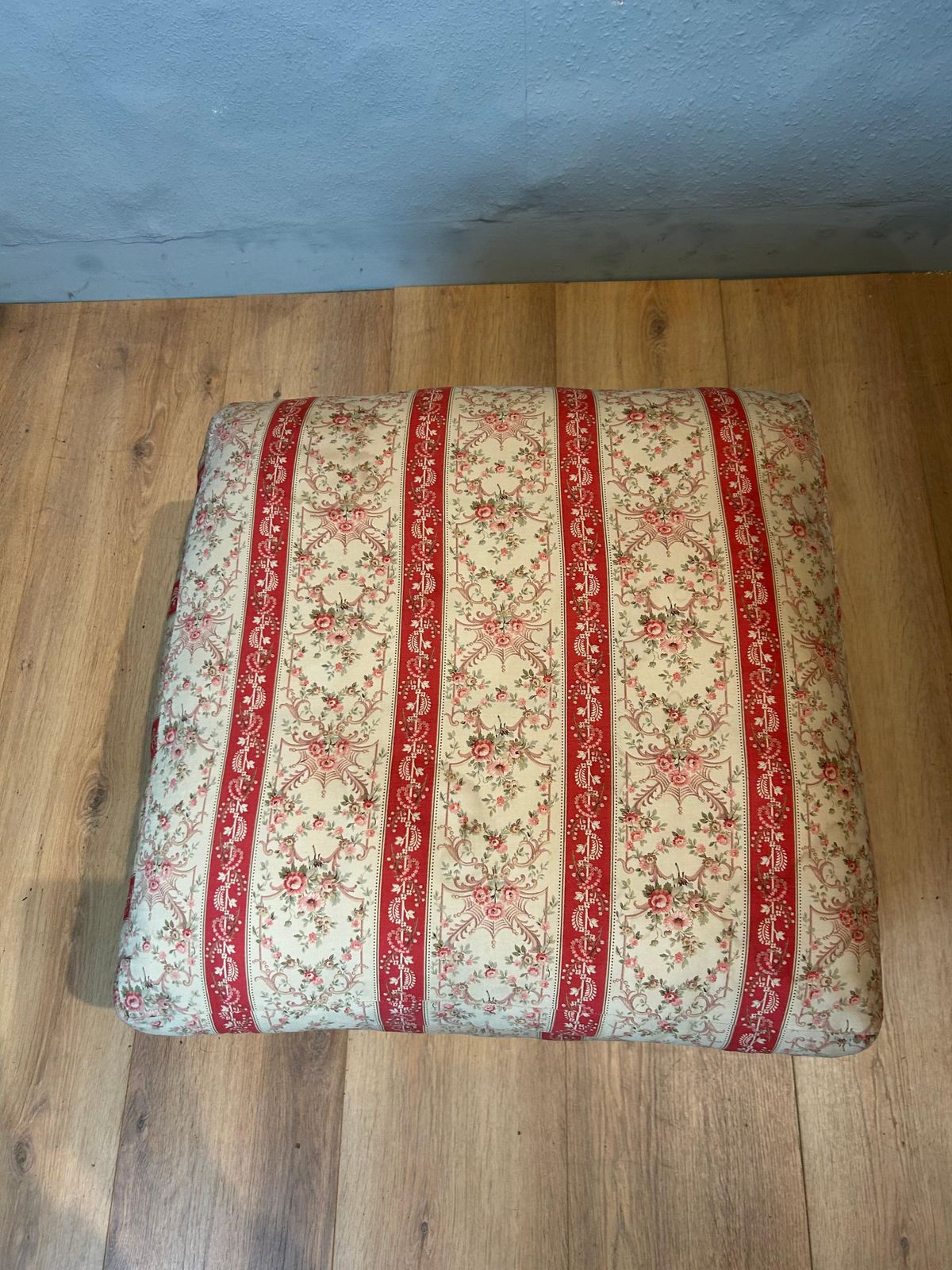 Antique Howard & Sons Upholstered Stool photo for sale