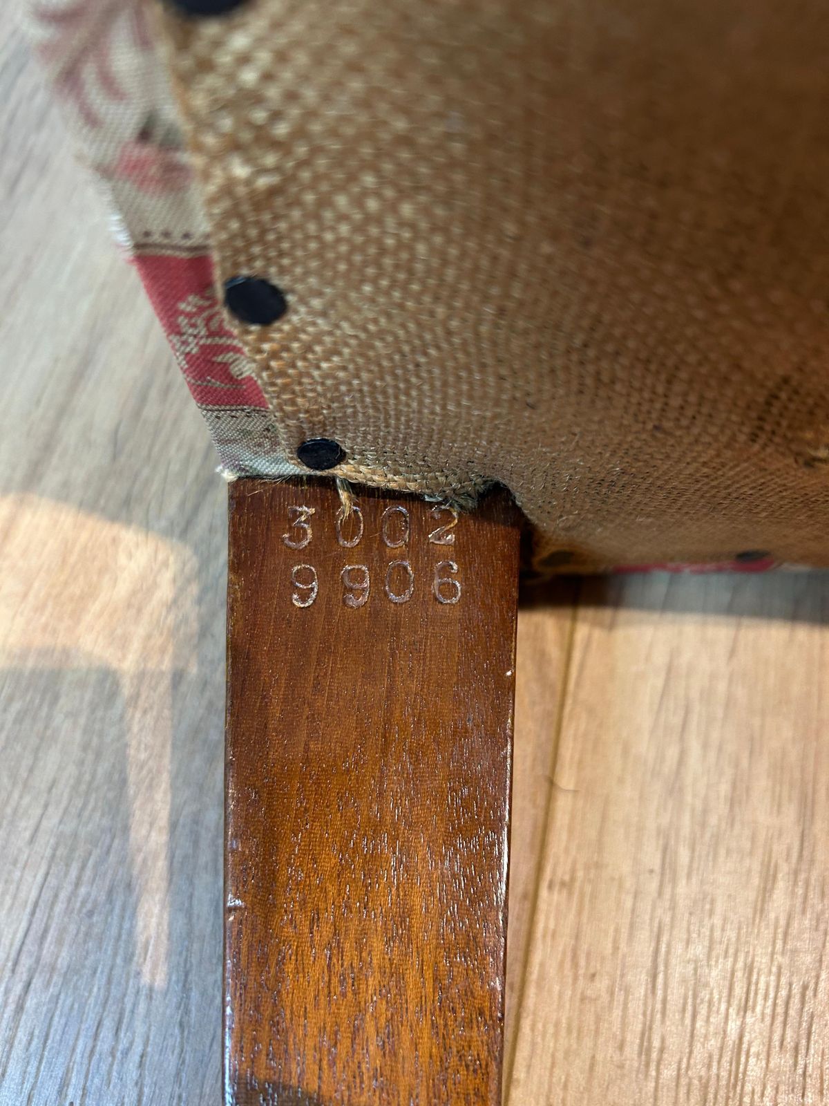 Antique Howard & Sons Upholstered Stool photo vinterior