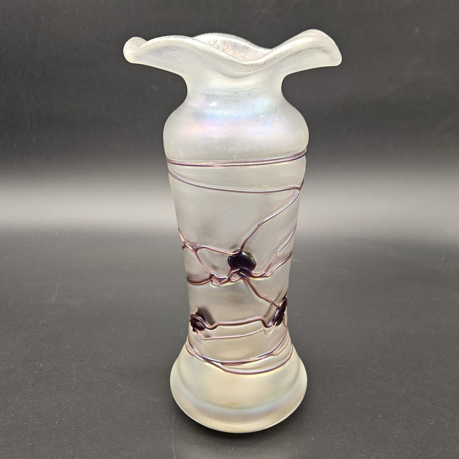 Art Nouveau Glass Vase Freiherr Von Poschinger. 1920   1930 photo for sale
