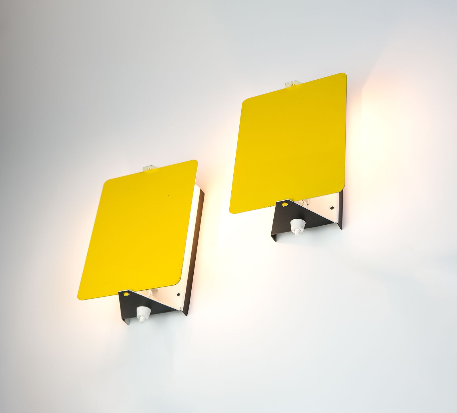 Pair Of Original Mid Century Charlotte Perriand "Cp1" Wall Lights, France 1960s photo 1850.0