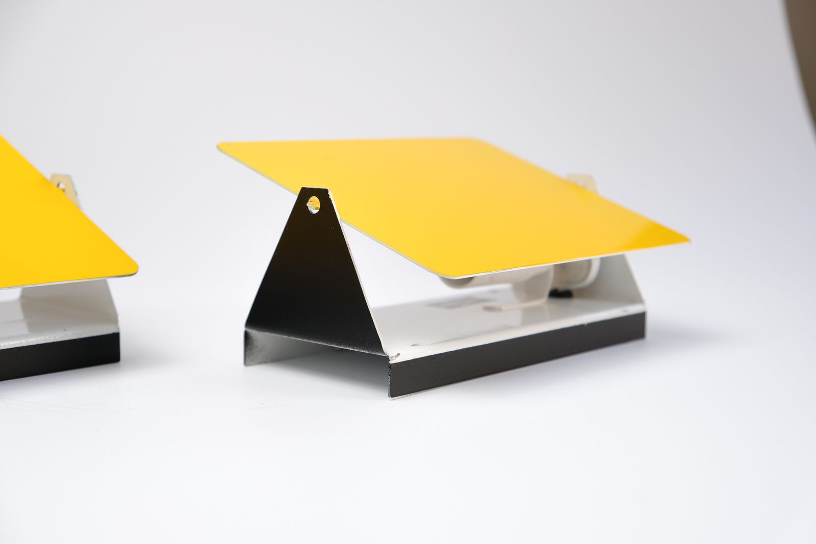 Lighting Pair Of Original Mid Century Charlotte Perriand "Cp1" Wall Lights, France 1960s photo