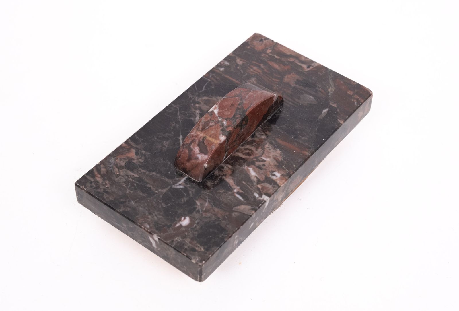 5 Piece Art Deco Griotte Marble Desk Set 1930s photo buy
