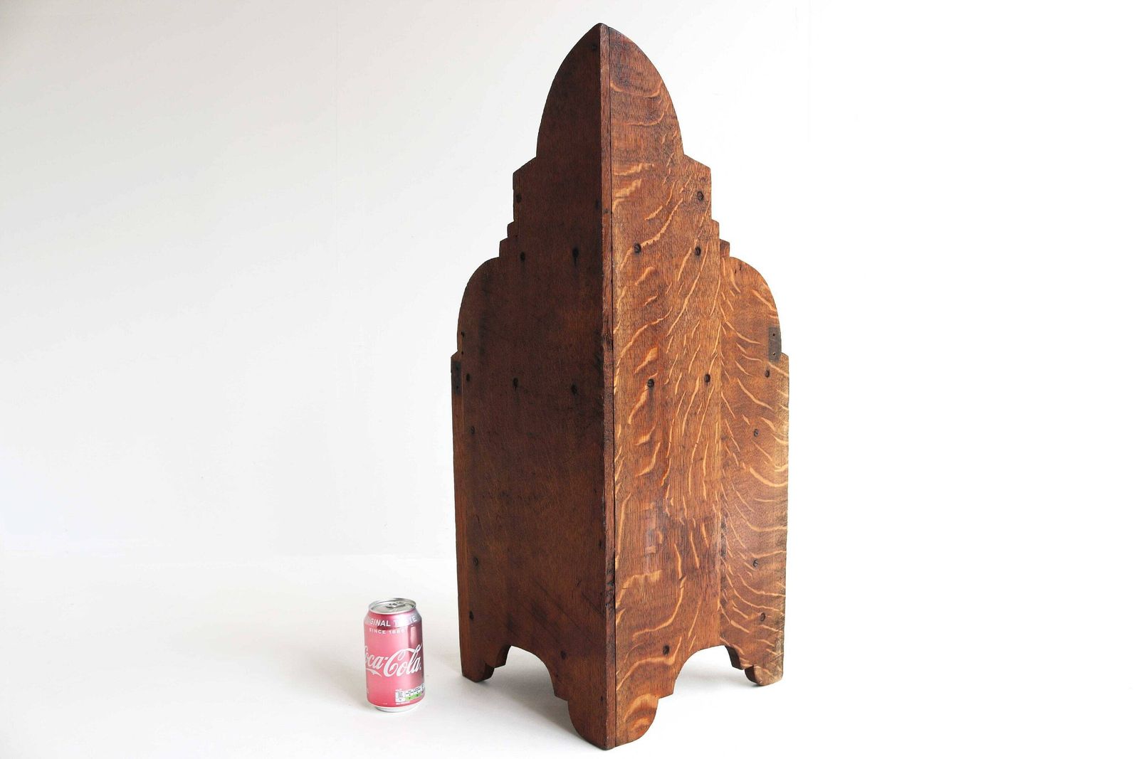 photo for sale Antique 19th Century French Breton Brittany Renaissance Oak Carved Corner Wall Cabinet With Knight 1880 Medicine Bathroom Kitchen Cabinet