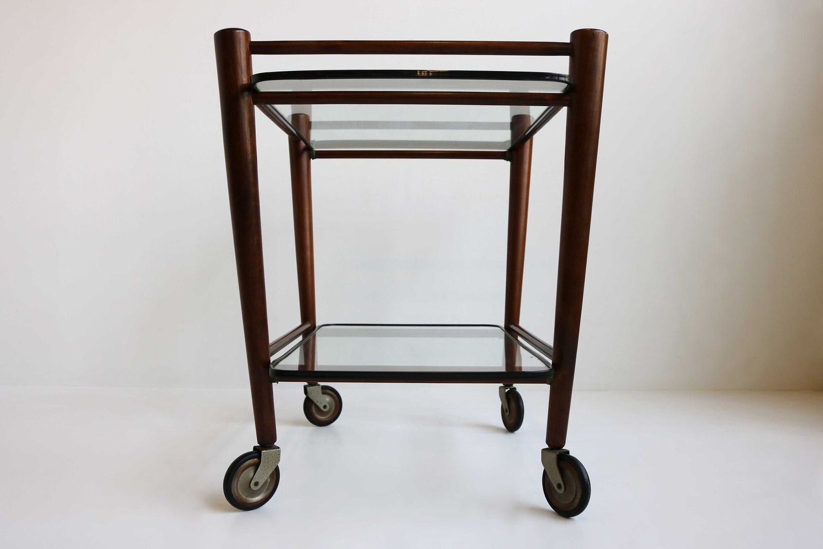 photo furniture Teak Dutch Design Serving Trolley Designed By Cees Braakman Produced By Ums Pastoe 1950s Teak Bar Cart Mid Century Beverage Cart Side Table