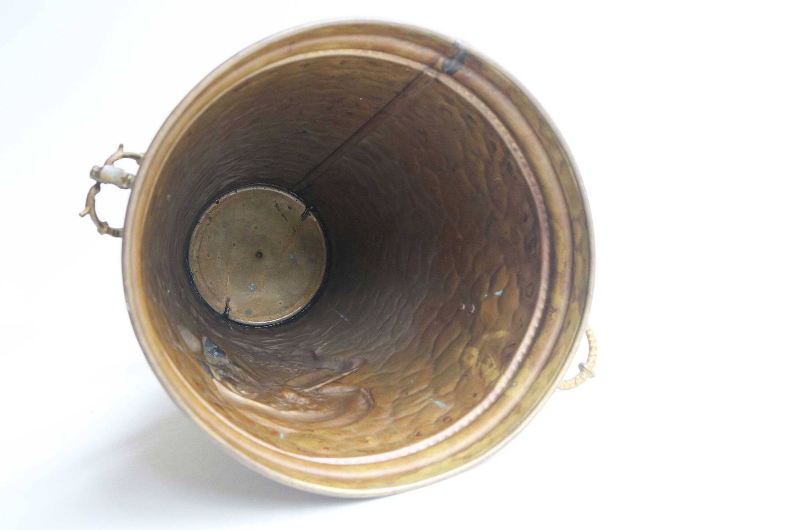 Vintage Messing Gehamerde Paraplubak / Parapluhoudster Peter Paul Rubens Draak / Gargouille Handvatten Mid Century Wandelstokhouder Entreehal Jaren 1950 photo buy