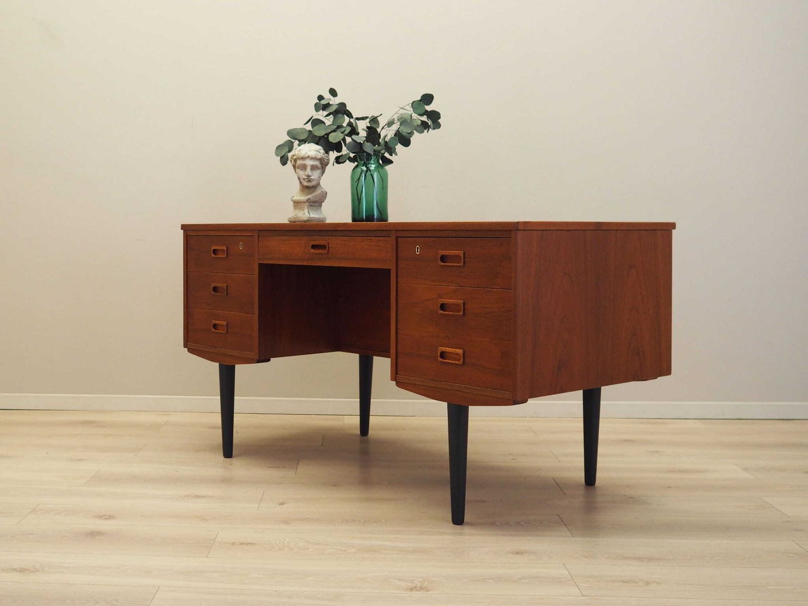 Teak Desk, Danish Design, 1970s, Production: Denmark photo for sale