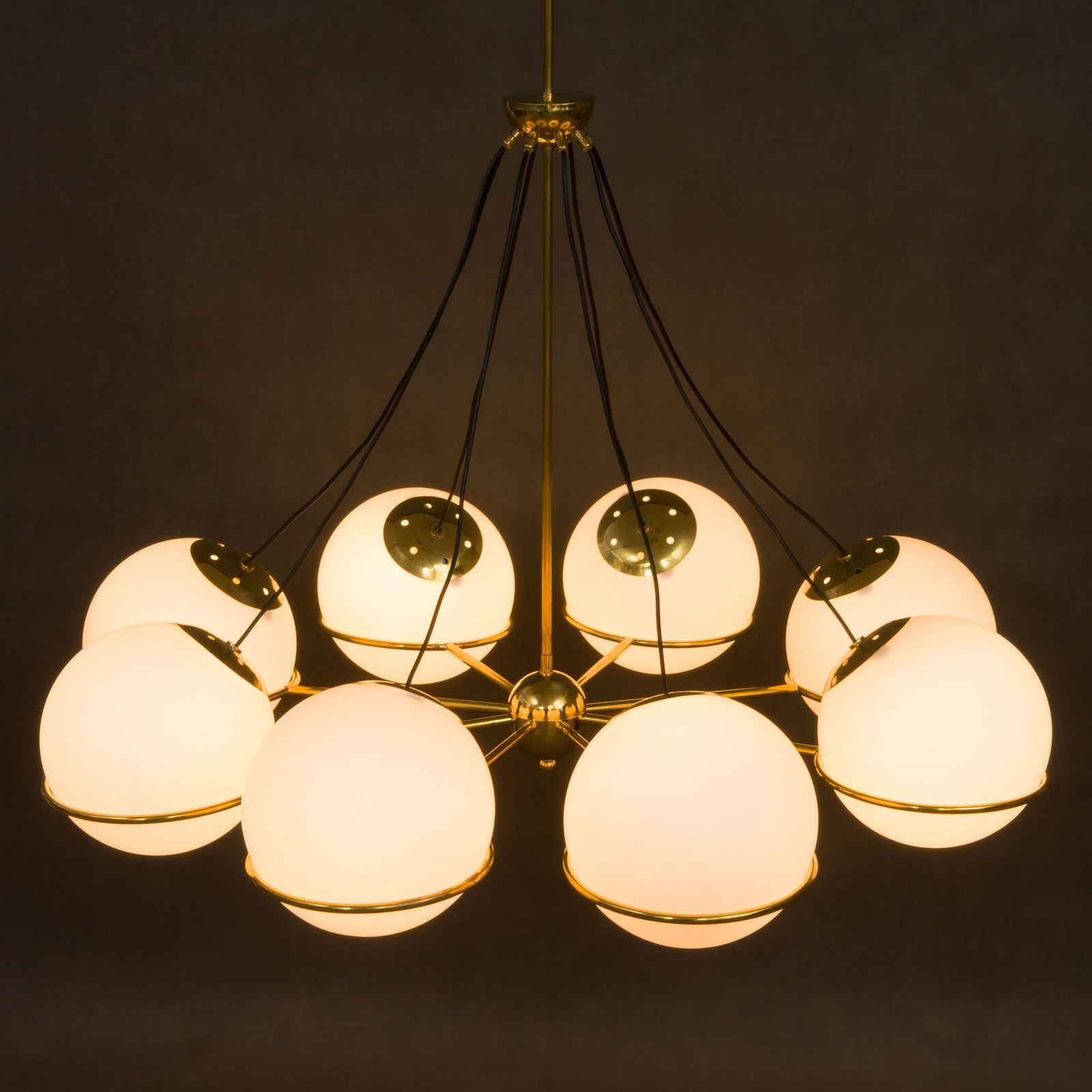 Gino Sarfatti Style Italian Chandelier photo furniture