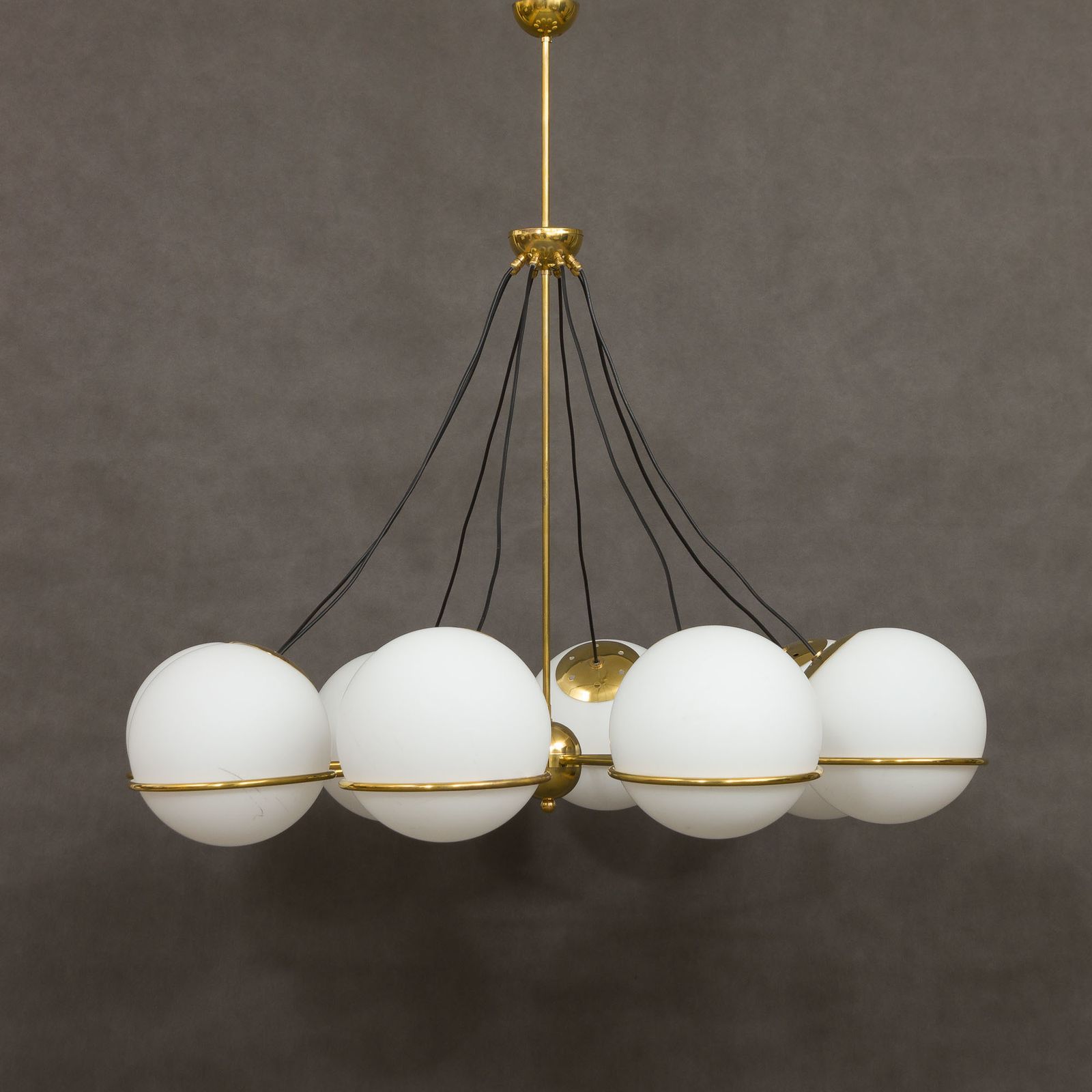 photo furniture Gino Sarfatti Style Italian Chandelier