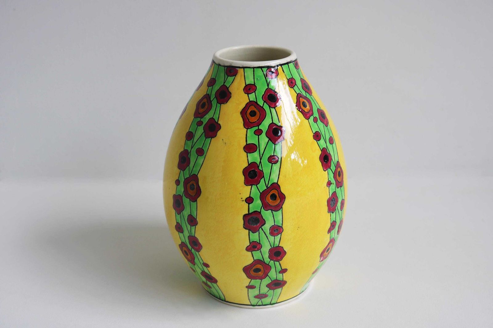 Art Deco Vase By Charles Catteau For Boch Freres Keramis Model ''Olga D.788'' , Belgium Ca. 1925 1930 photo furniture