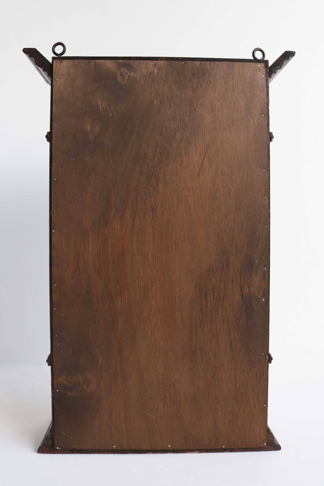 photo furniture Antique Wood Medicine Bathroom Apothecary Cabinet Clear Beveled Glass Drawer Small Wall Cabinet Kitchen Cabinet Display Cabinet 1880   1900s