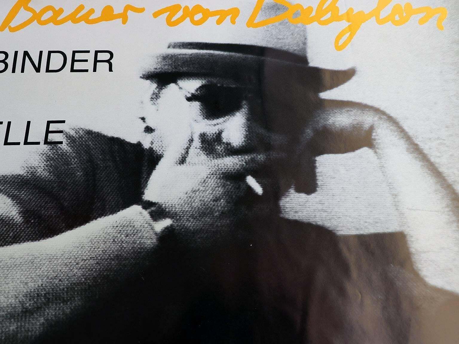 Poster The Wizard Of Babylon R.W. Fassbinder Shoots "Querelle", 1982 photo furniture