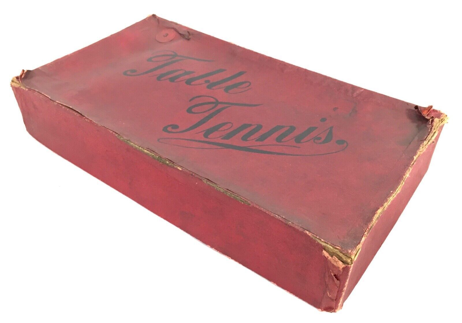 Antique 1901s Tabletop Table Tennis Parlour Game Boxed / Ping Pong photo furniture