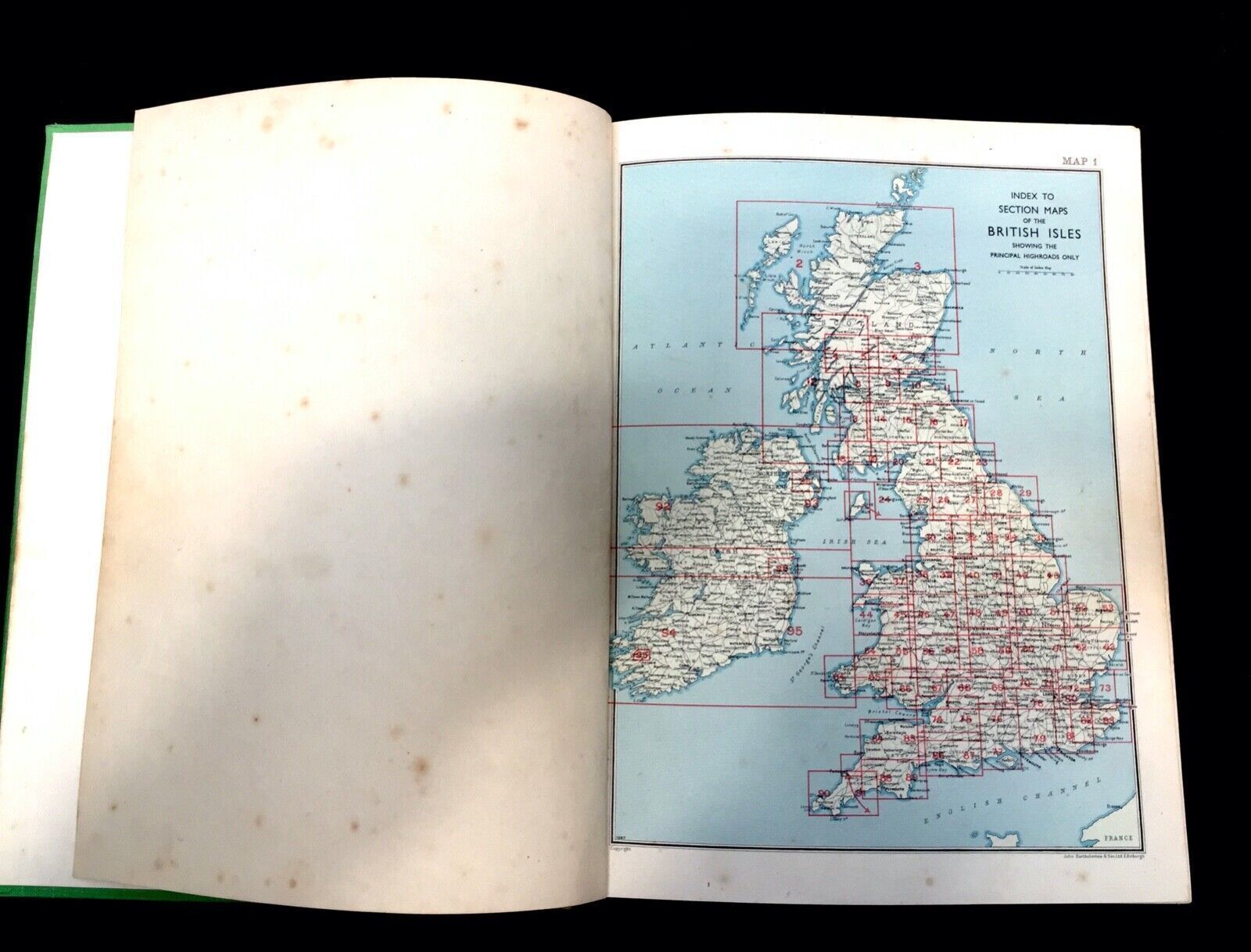 Antique 1930s The Practical Motorist's Touring Maps & Gazettee / Boxed photo Home Decor