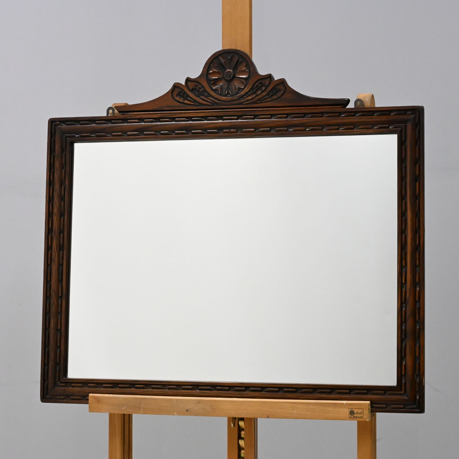 Old Charm Oak Framed Wall Mirror Heavy 69cm X 64cm Tudor Brown Free Delivery photo buy